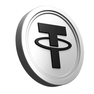 Tether USDT-coin-element i afsnittet om tillid i tradingfællesskabet
